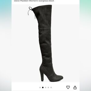 GRAY Steve Madden Gorgeous Boots size 9​​​​